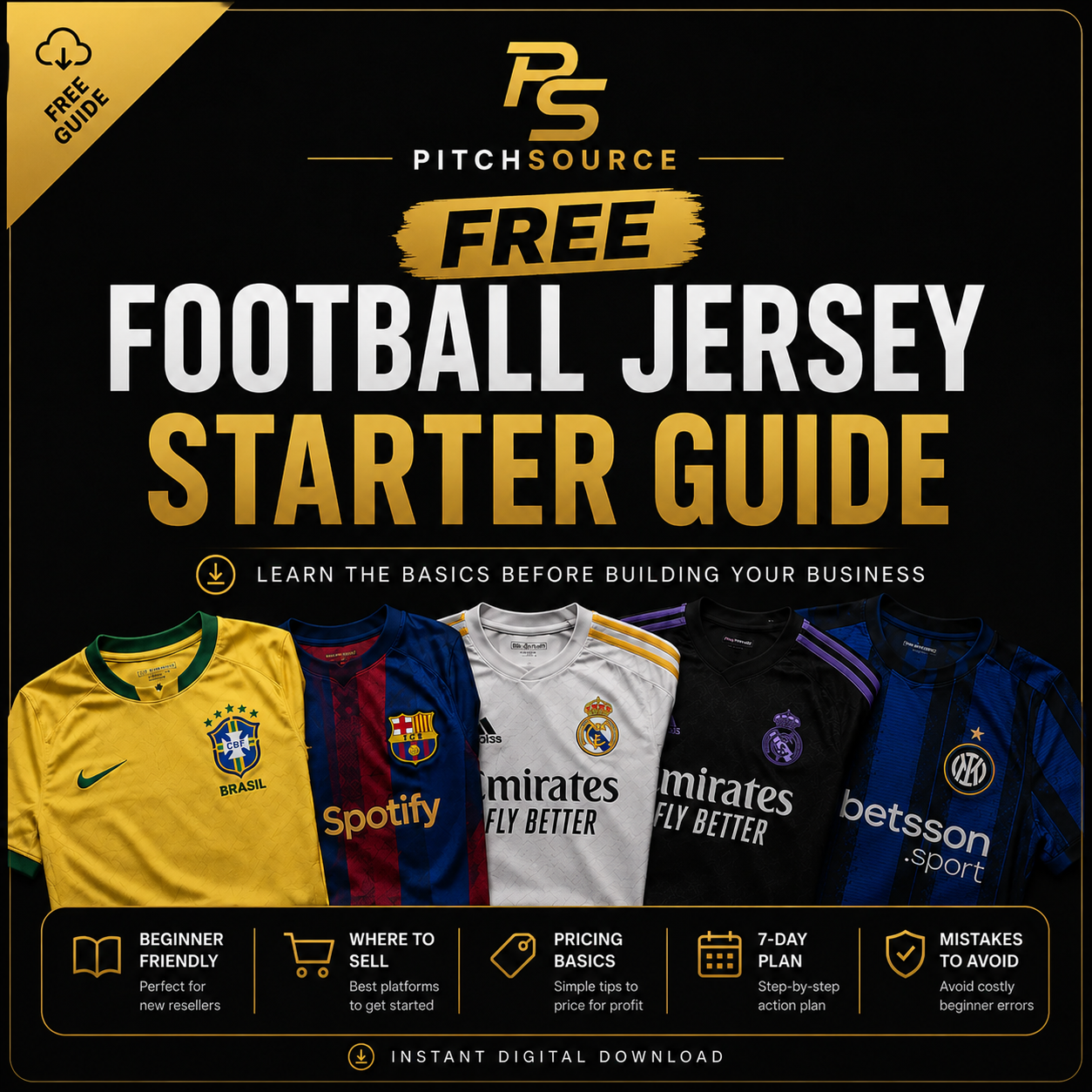 Free Football Jersey Starter Guide cover